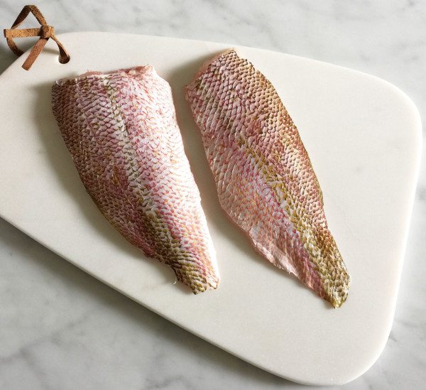 filleting red snapper in your kitchen