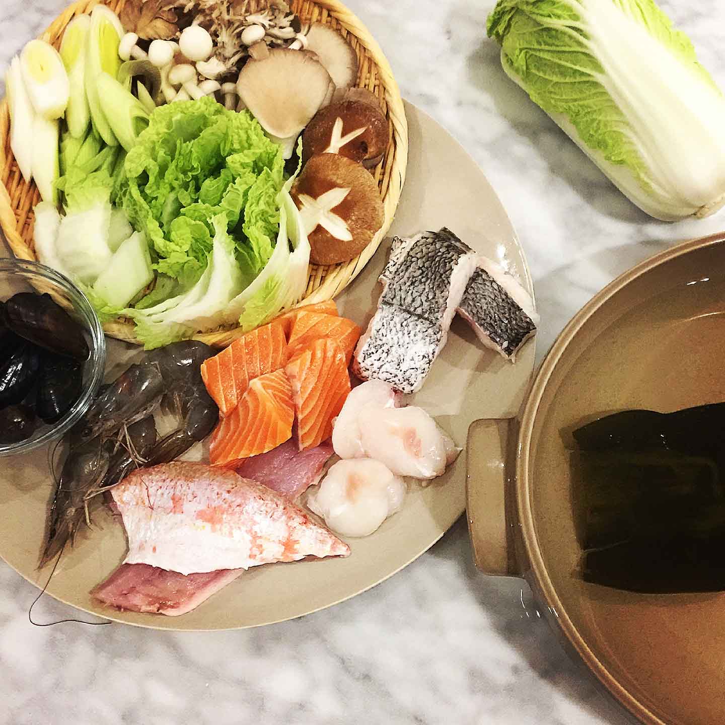 Seafood Nabe - A Japanese Hot Pot